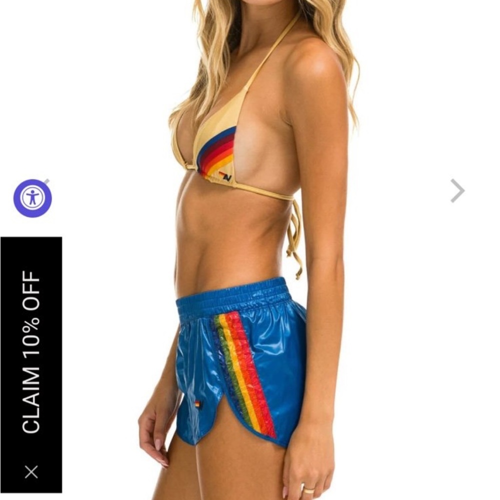 Aviator nation stripe shorts size small